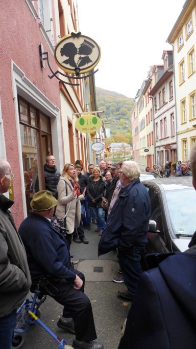 Eindrücke der Stadführung in Heidelberg.